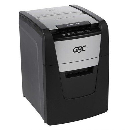 Gbc Shredder, Auto, Super Micro-Cut/P5,100 Shts, 9 Gal, Black GBCWSM1757603